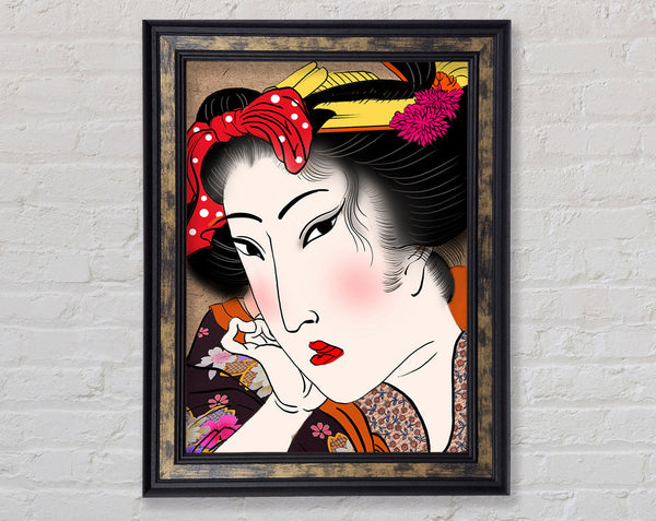 Chinese Woman Framed Print
