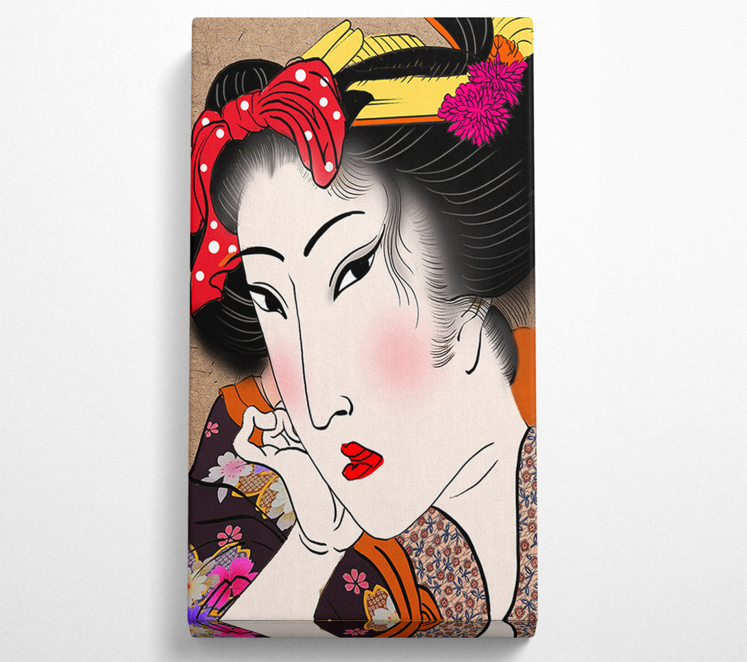  A Canvas Print of Chinese Woman Canvas Wall Art