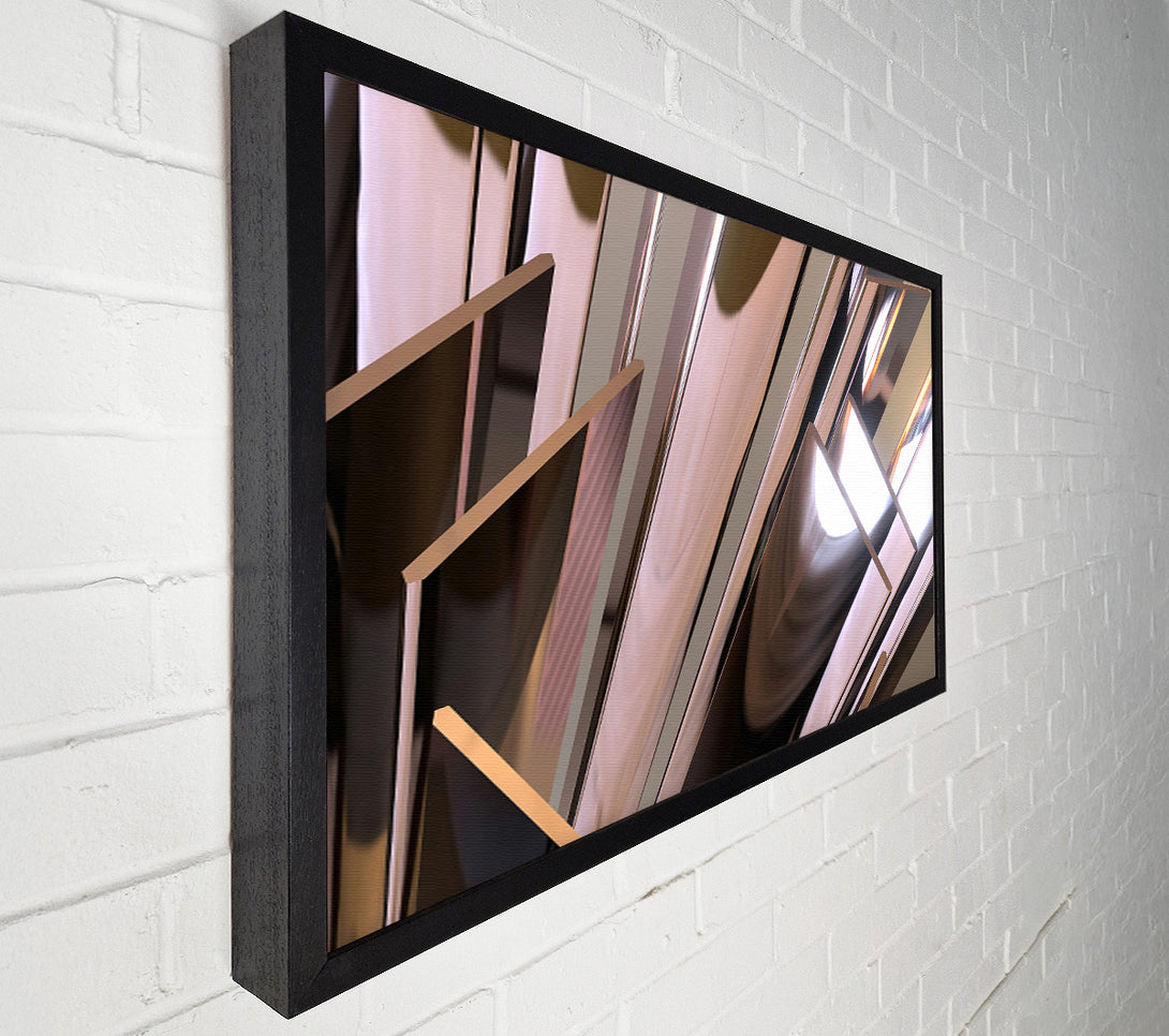 A Canvas Print of Rose Gold Reflections Canvas Print