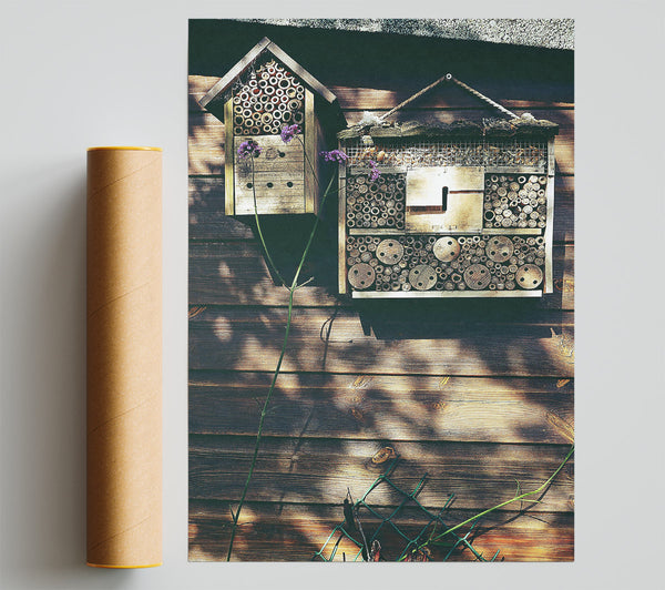 Brown Wooden Haven Print