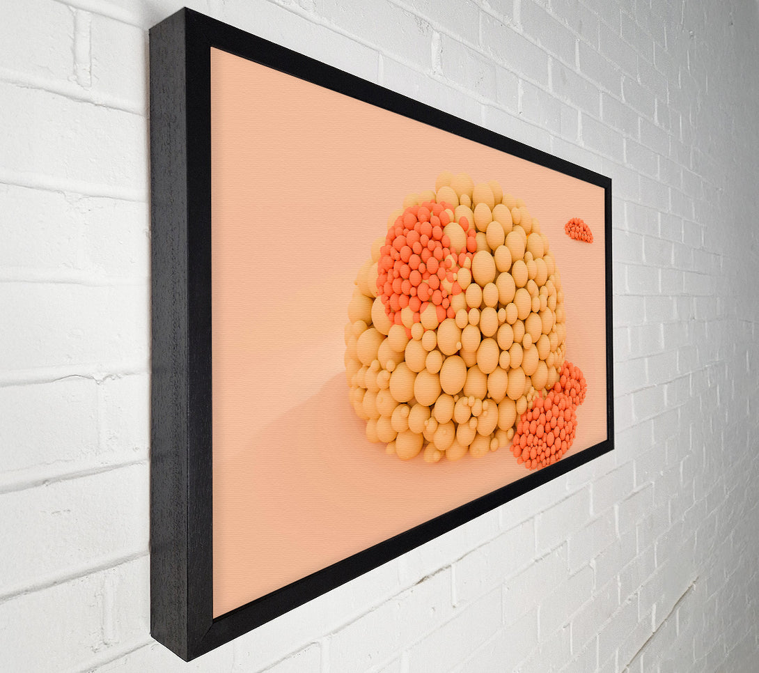  A Canvas Print of Coral Sphere Cluster Canvas Print