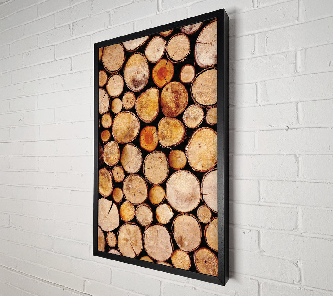  A Canvas Print of Chopped Wood Canvas Art