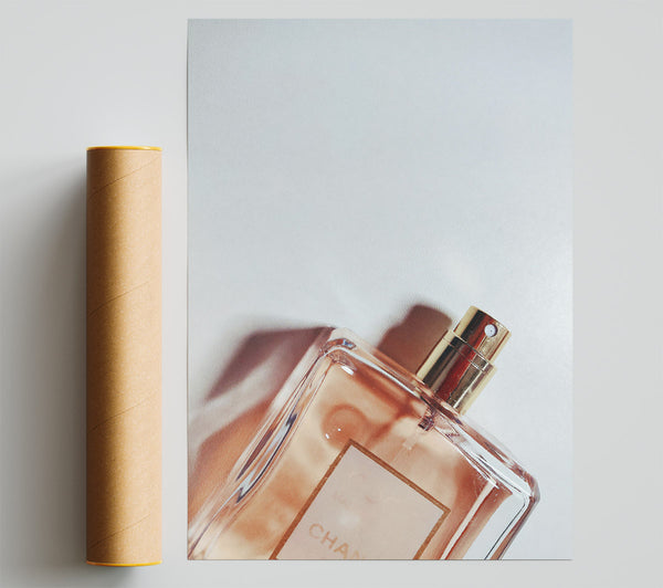 Soft Peach Glow Print