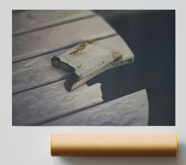 White Wooden Ruins Print