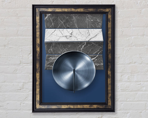 Circle Abstract Flow Framed Print