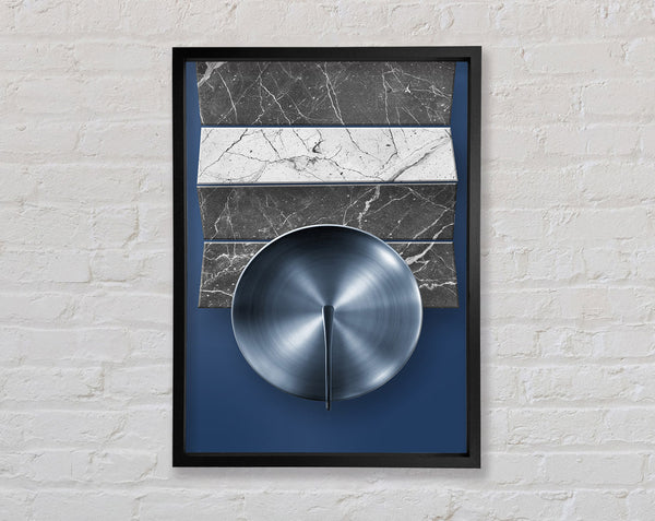 Circle Abstract Flow Framed Print