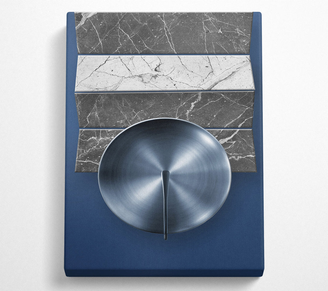  A Canvas Print of Circle Abstract Flow Canvas Wall Art
