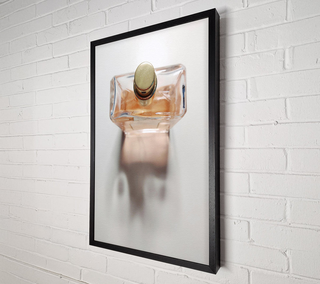  A Canvas Print of Peach Glass Reflections Canvas Print