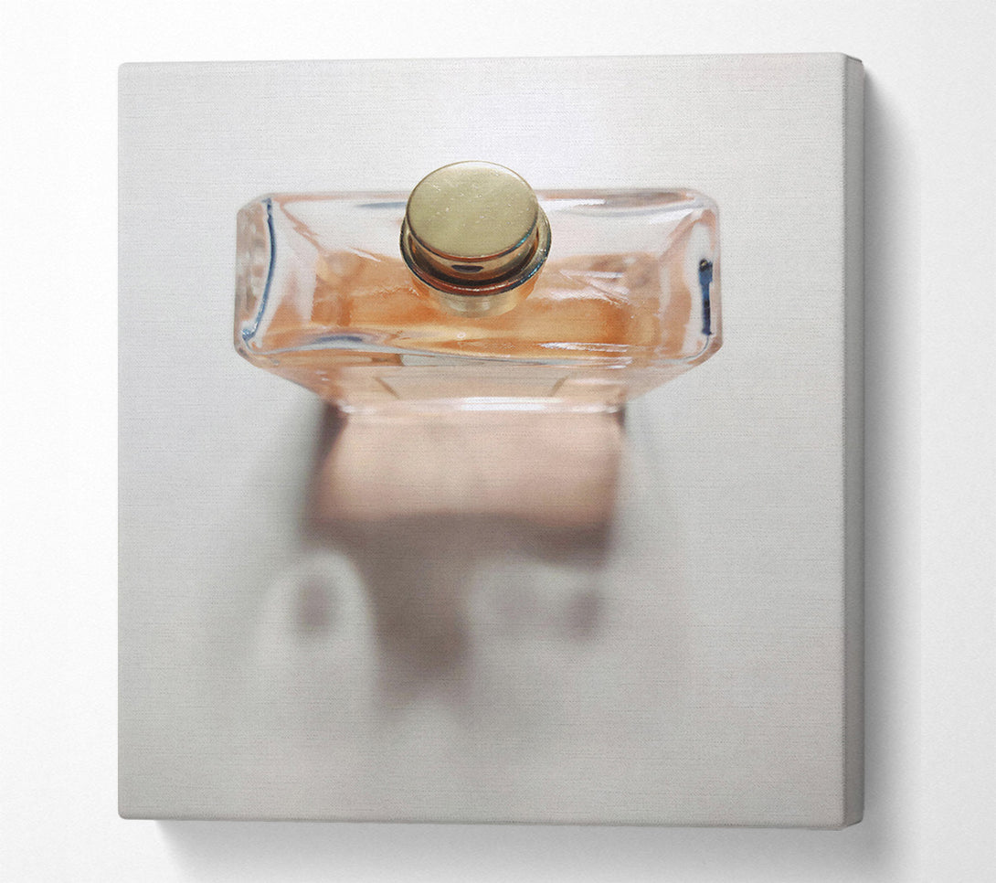  A Canvas Print of Peach Glass Reflections Canvas Print