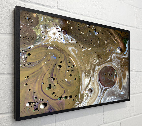 Golden Swirling Cosmos