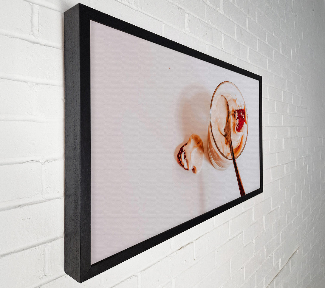 A Canvas Print of Creamy White Dessert Canvas Art
