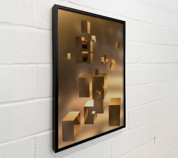 Golden Geometric Forms.