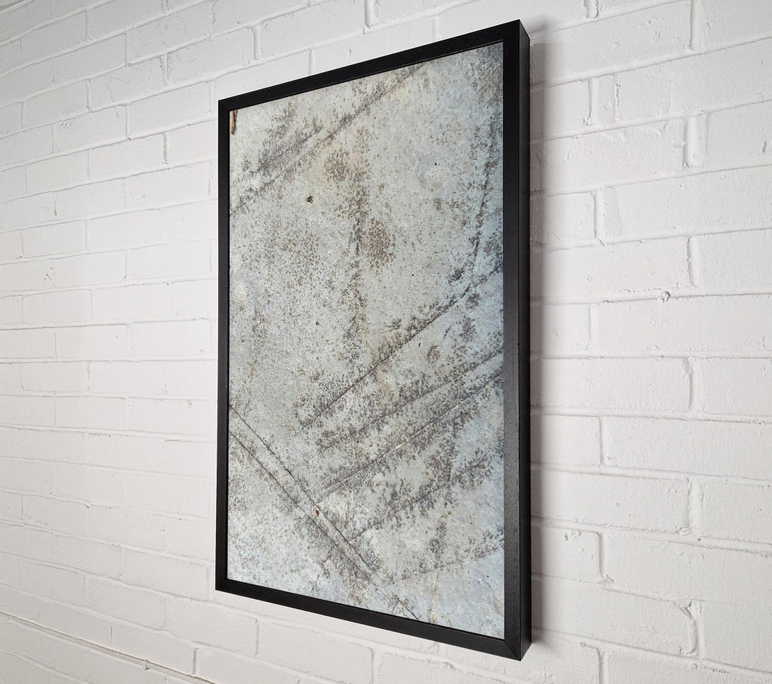  A Canvas Print of Grey Concrete Lines Canvas Art