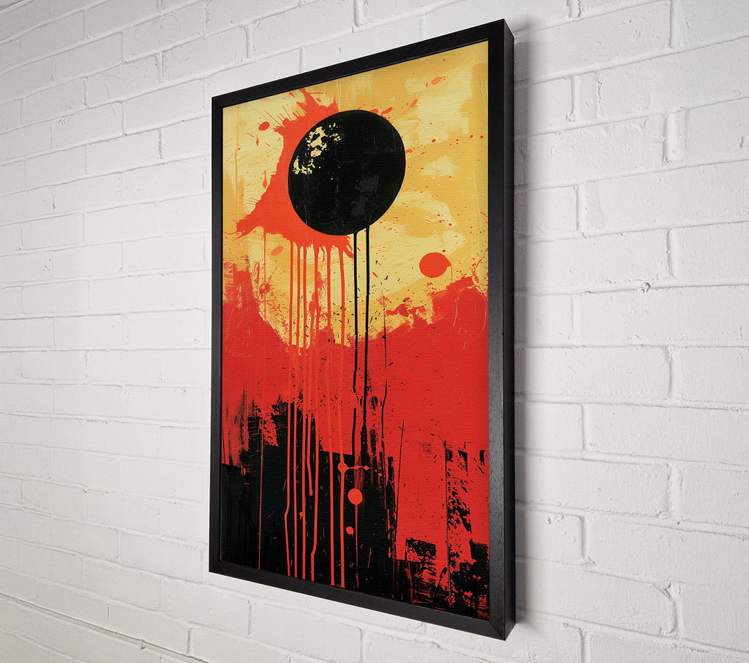  A Canvas Print of City Colour Spash Canvas Art