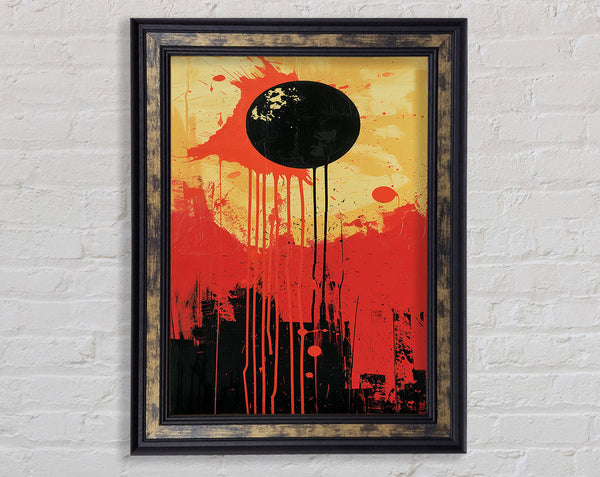 City Colour Spash Framed Print