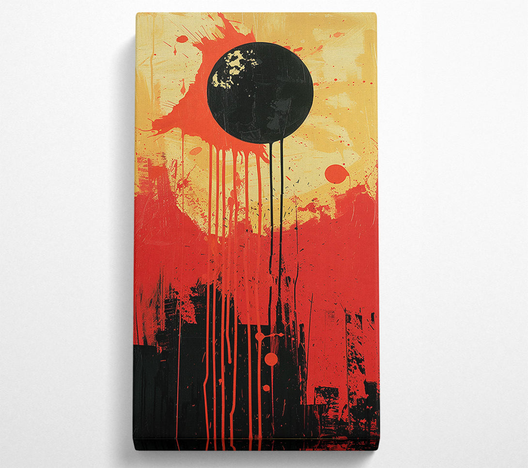  A Canvas Print of City Colour Spash Canvas Art