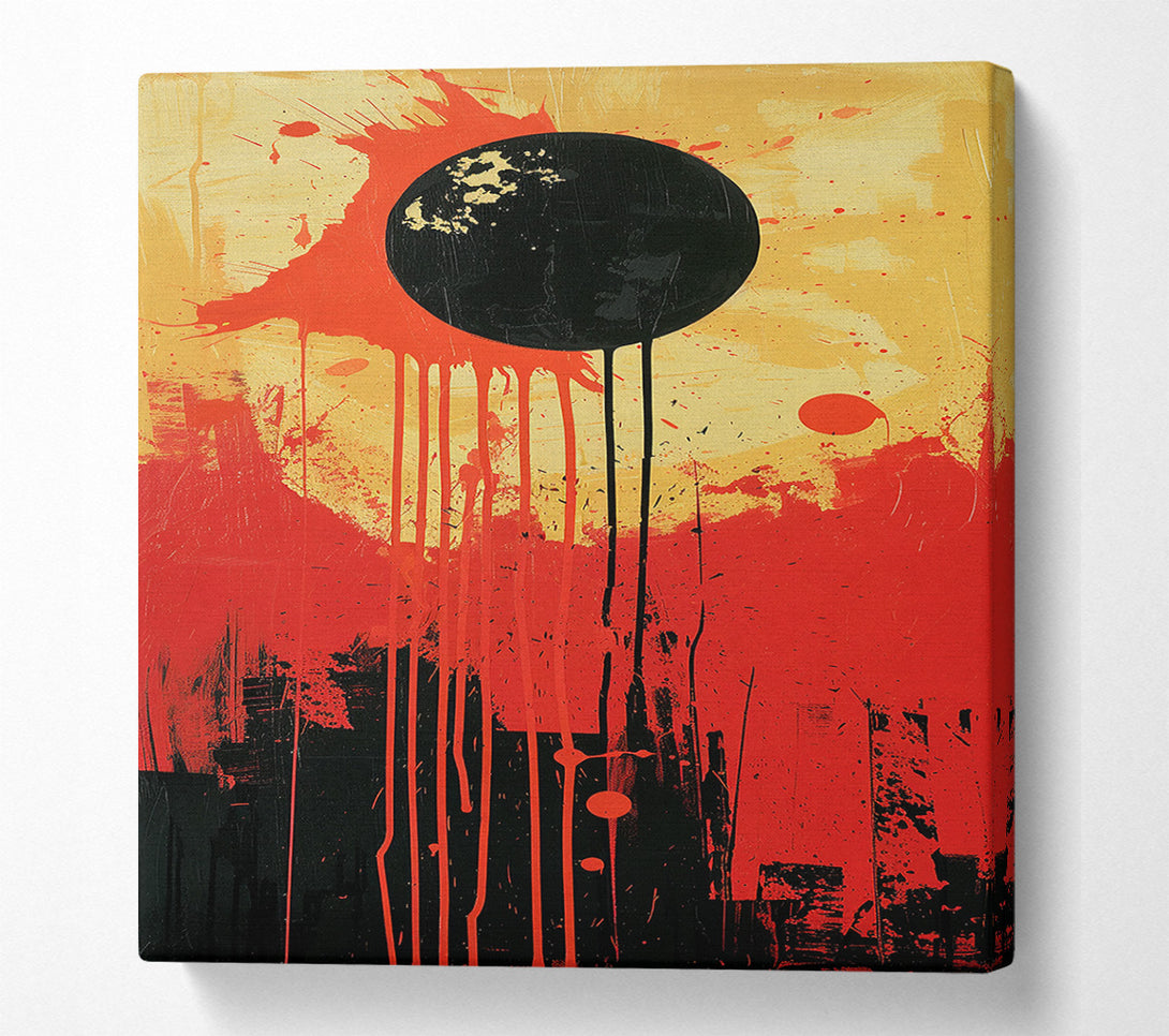  A Canvas Print of City Colour Spash Canvas Art