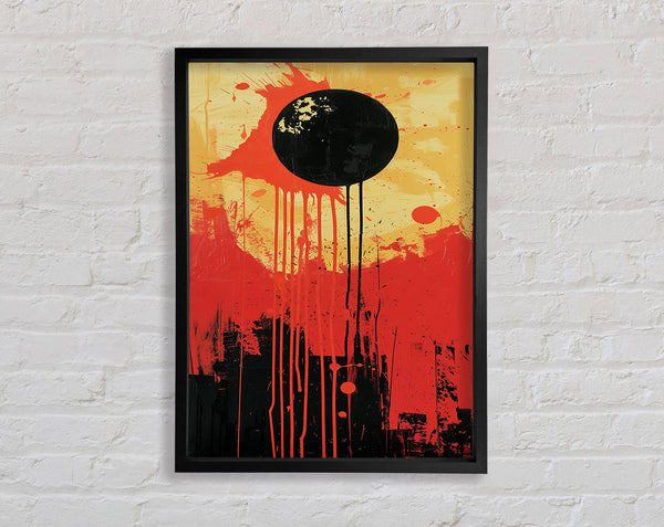 City Colour Spash Framed Print