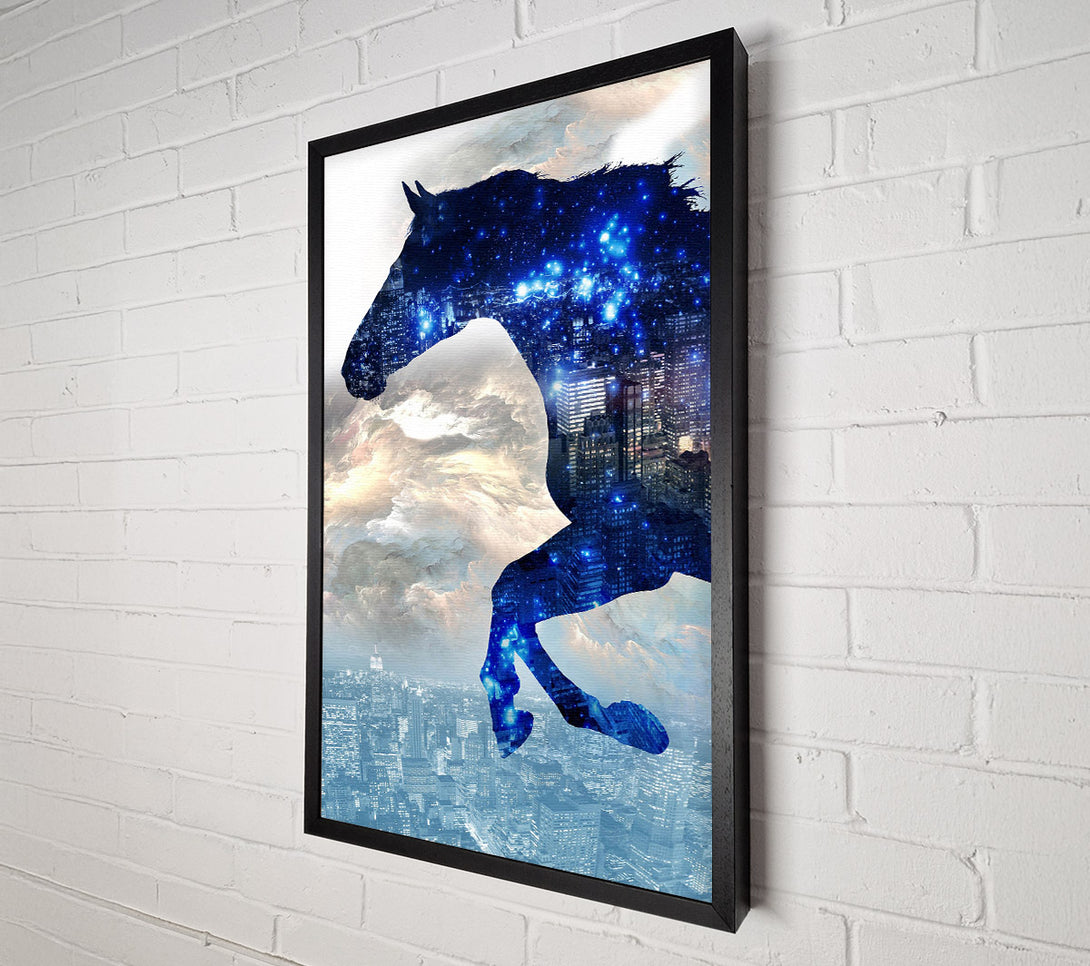  A Canvas Print of City Horse Canvas Print