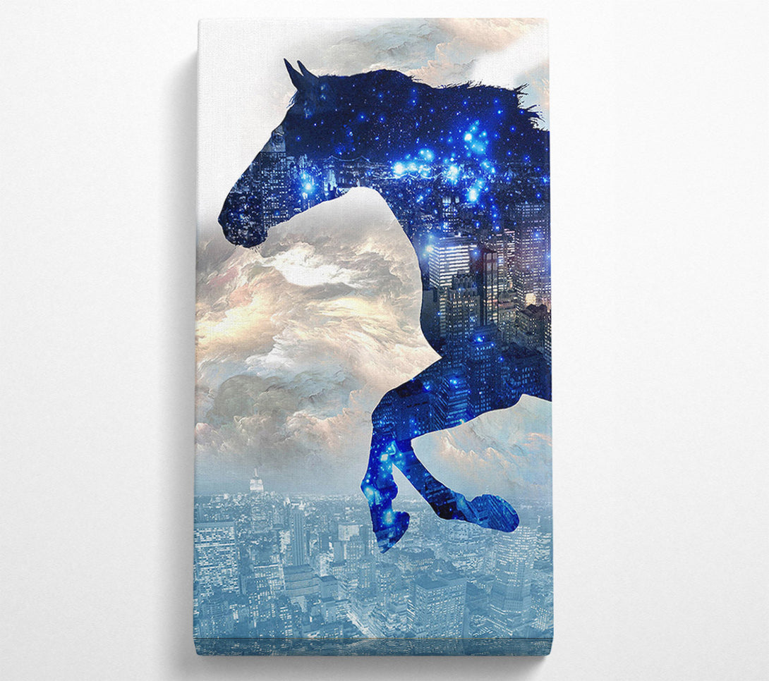  A Canvas Print of City Horse Canvas Print