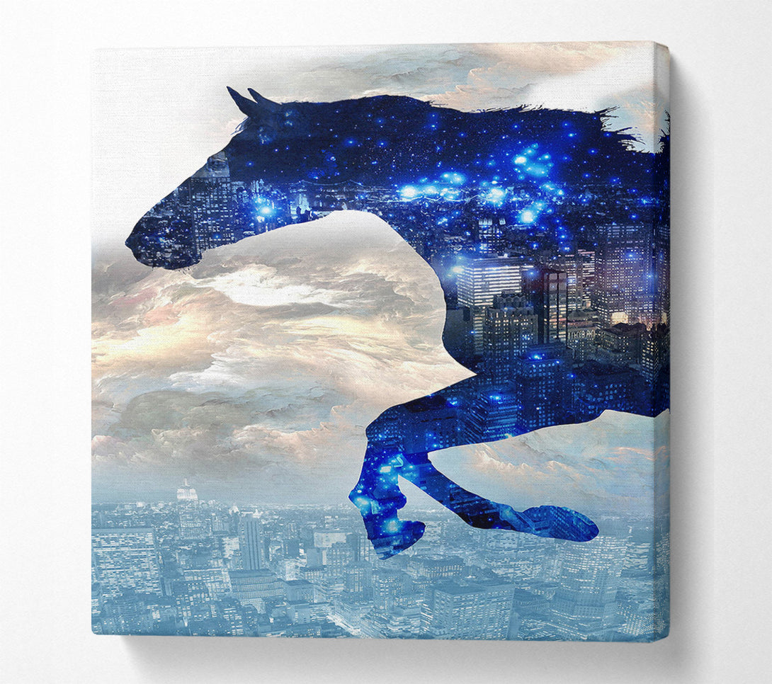  A Canvas Print of City Horse Canvas Print
