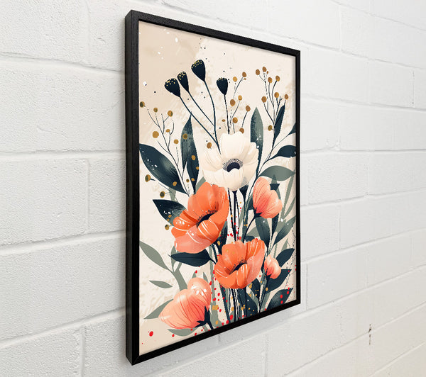 Peach And White Blooms