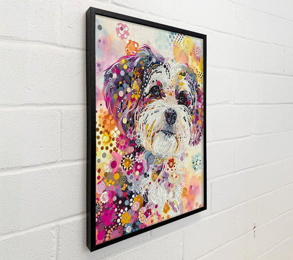 Pink Floral Pup