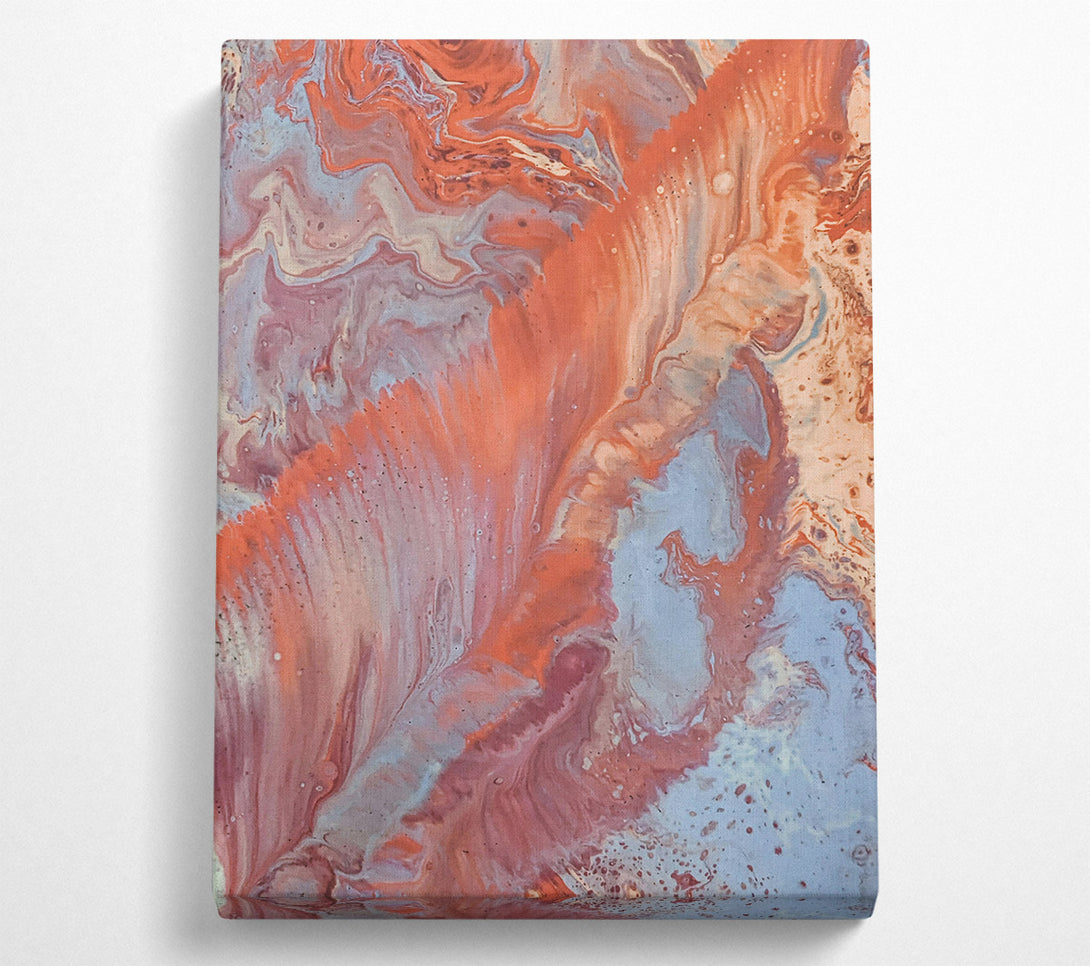  A Canvas Print of Crimson Swirl Dream Canvas Wall Art