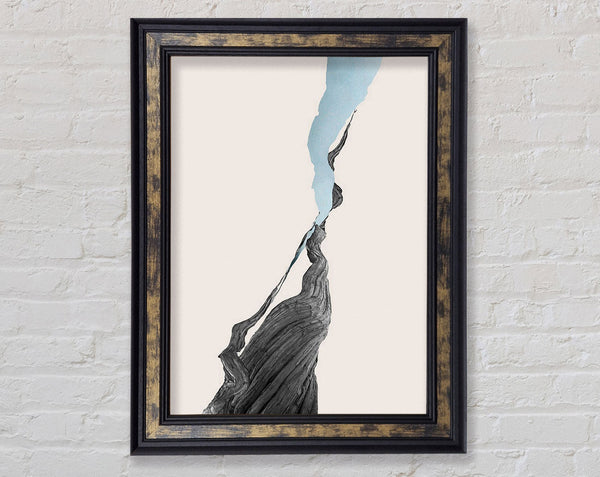 Cliff Torn Framed Print