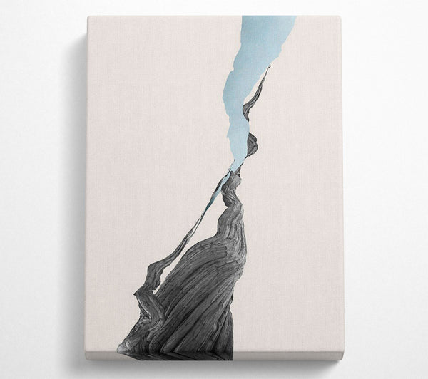  A Canvas Print of Cliff Torn Canvas Print