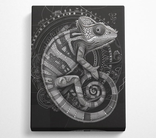  A Canvas Print of Clockwork Iguana Canvas Wall Art