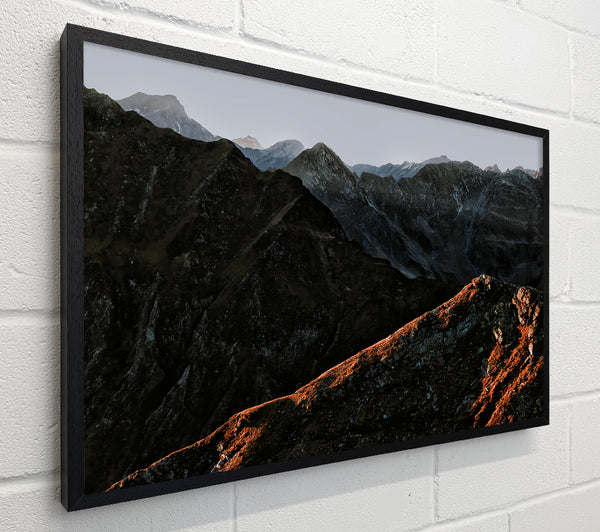 Crimson Mountain Shadows