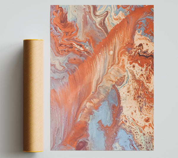 Coral Swirl Dreams Print