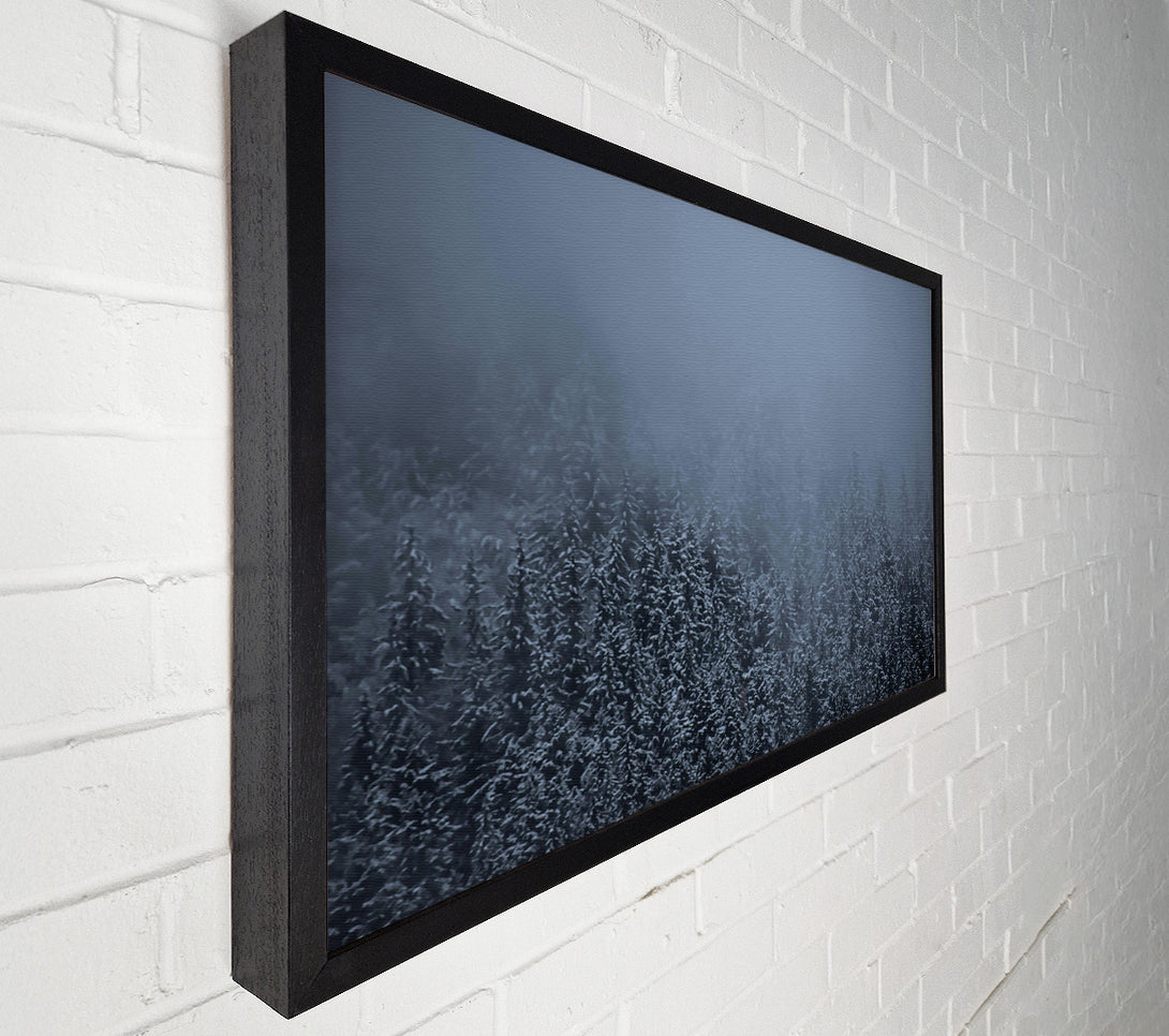 A Canvas Print of Blue Mist Forest Canvas Wall Art