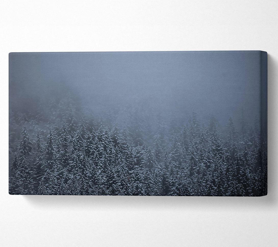  A Canvas Print of Blue Mist Forest Canvas Wall Art