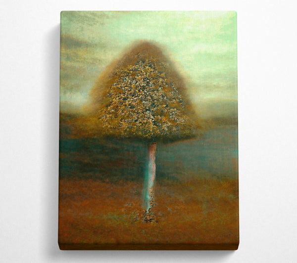  A Canvas Print of Teal Tree Dreamscape Canvas Wall Art