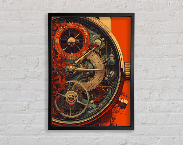 Clockwork Watch Framed Print