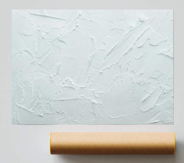 The White Canvas Print