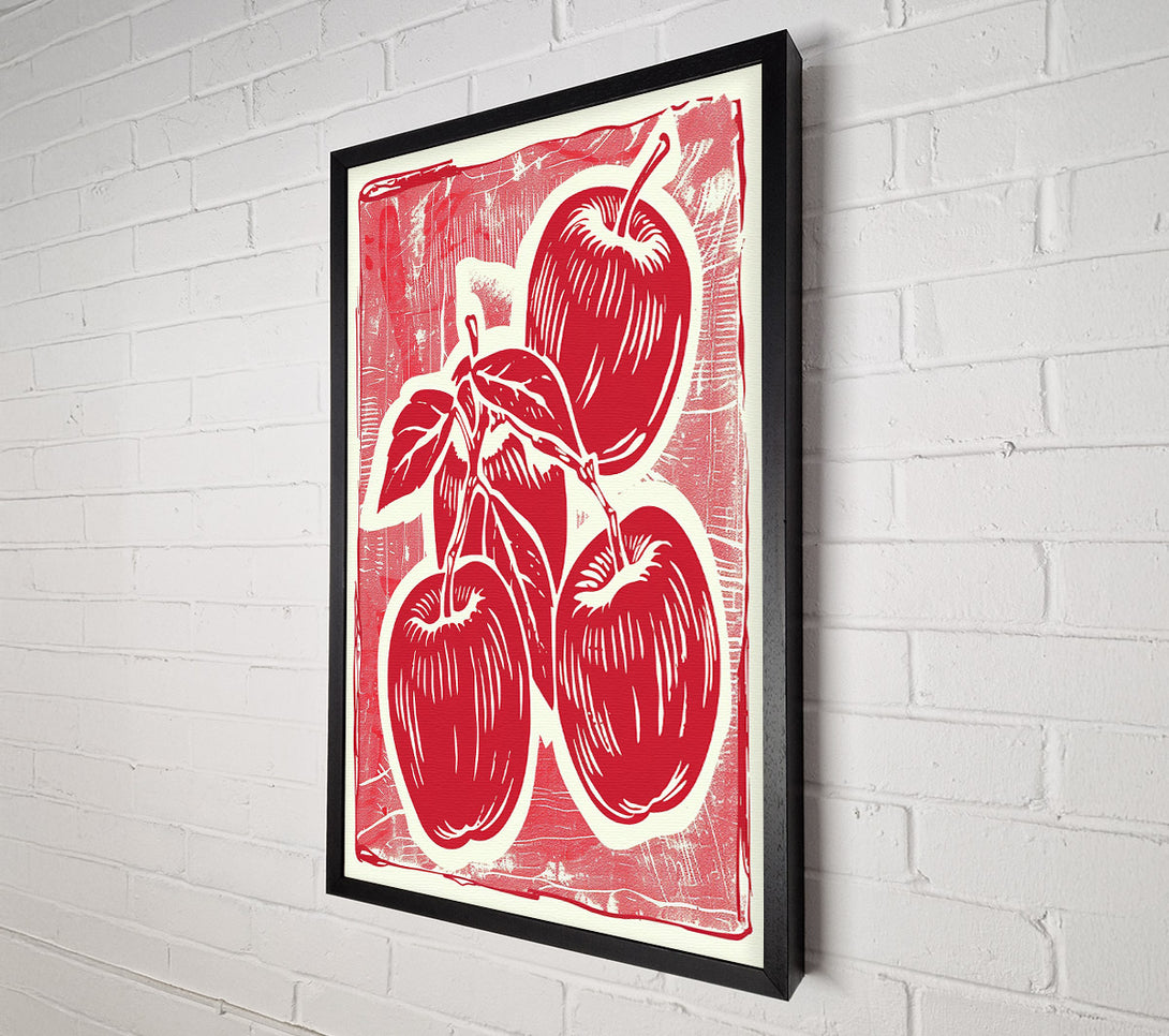  A Canvas Print of Crimson Apple Harvest Canvas Wall Art