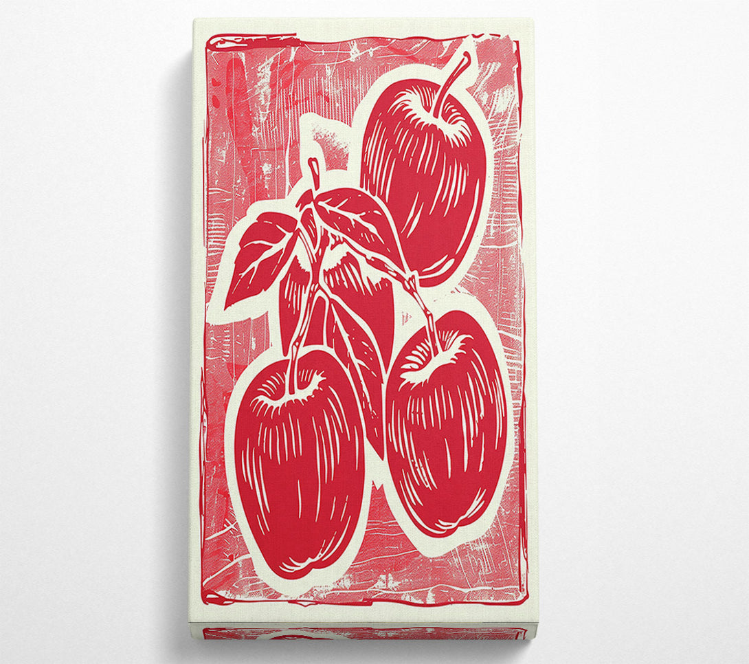  A Canvas Print of Crimson Apple Harvest Canvas Wall Art