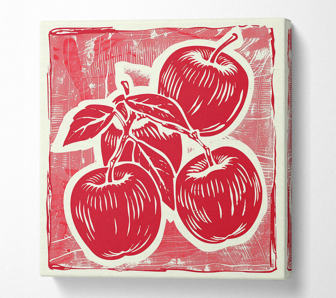  A Canvas Print of Crimson Apple Harvest Canvas Wall Art