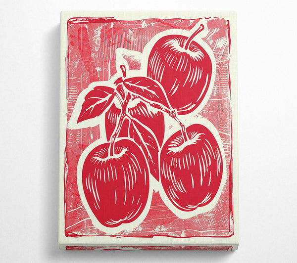  A Canvas Print of Crimson Apple Harvest Canvas Wall Art