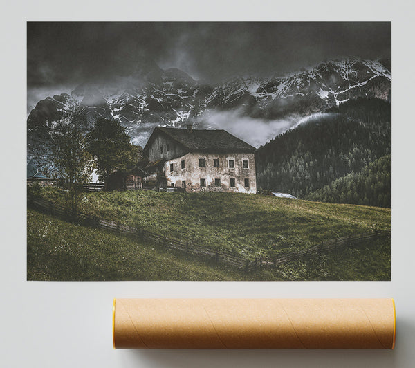 Grey Skies Over Green Valley. Print
