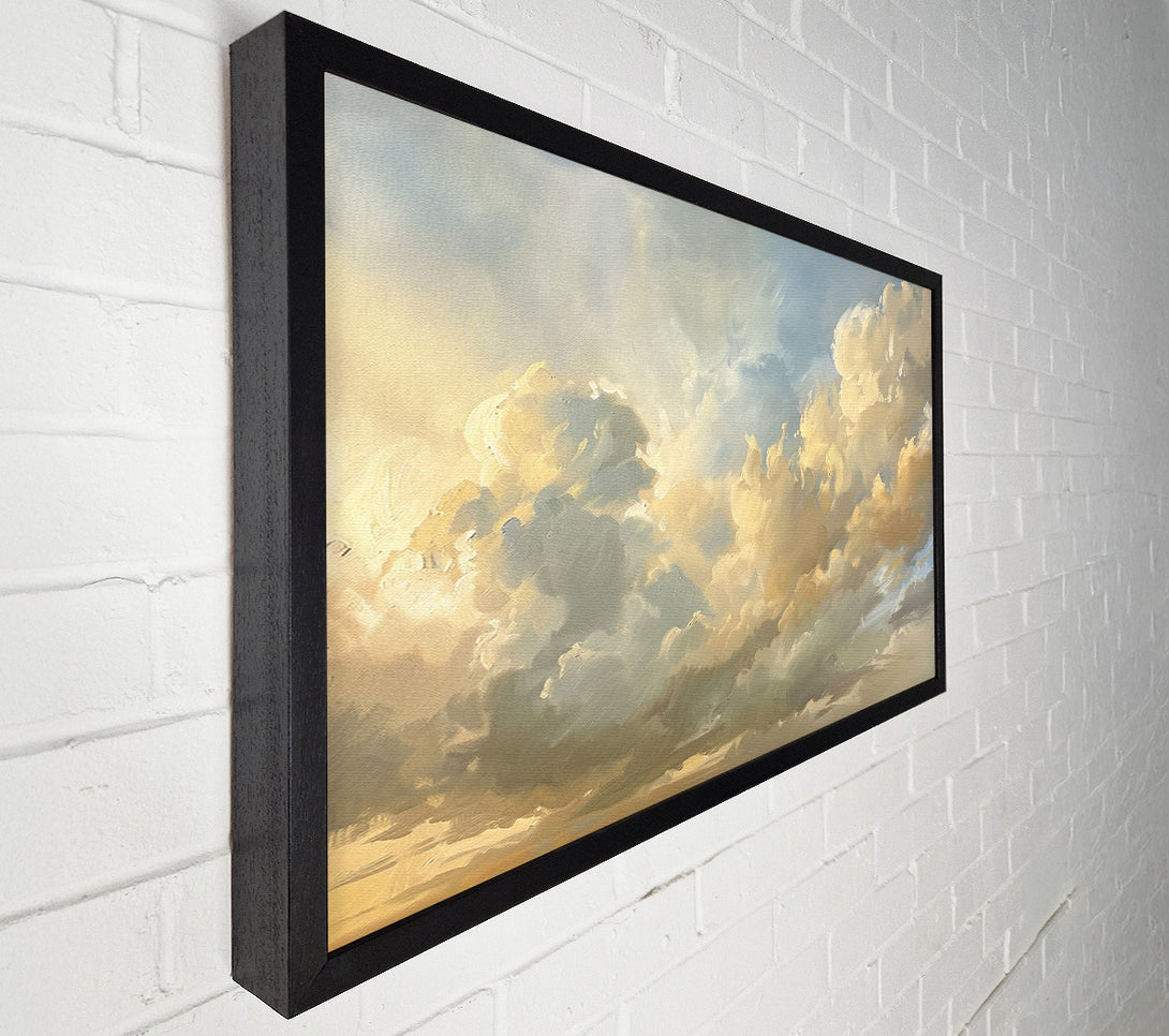  A Canvas Print of Cloudy Sky Canvas Wall Art