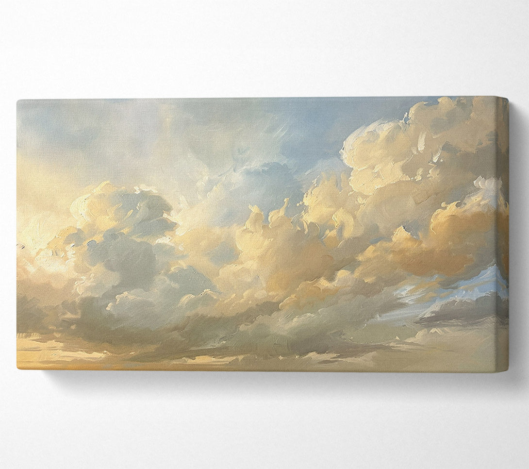  A Canvas Print of Cloudy Sky Canvas Wall Art