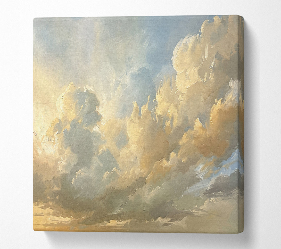  A Canvas Print of Cloudy Sky Canvas Wall Art