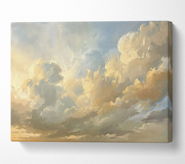  A Canvas Print of Cloudy Sky Canvas Wall Art