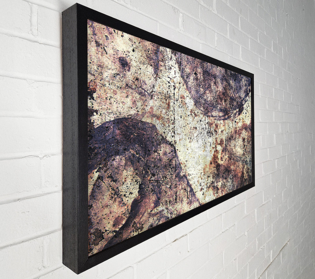  A Canvas Print of Rust-Toned Impressions Canvas Wall Art