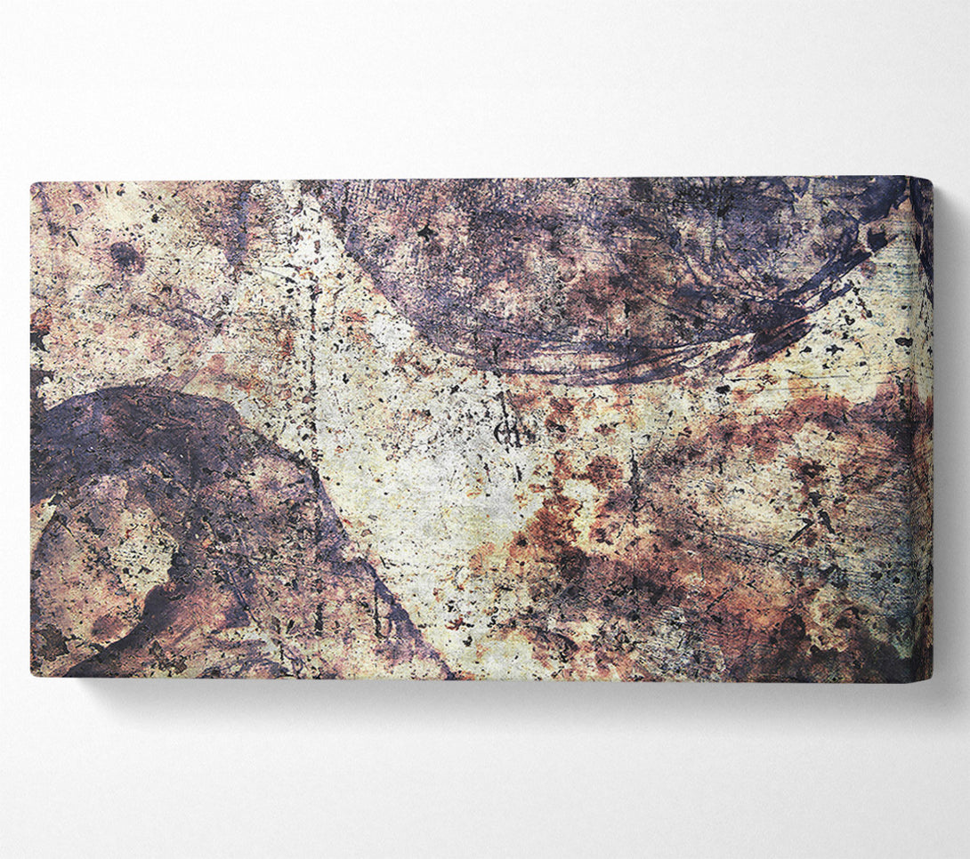  A Canvas Print of Rust-Toned Impressions Canvas Wall Art