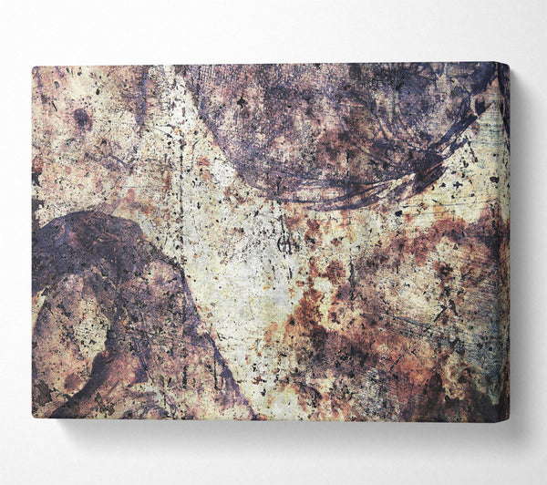  A Canvas Print of Rust-Toned Impressions Canvas Wall Art